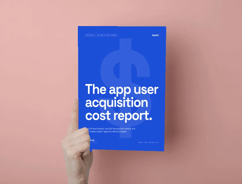 The App UA Cost Report 2026 ebook cover